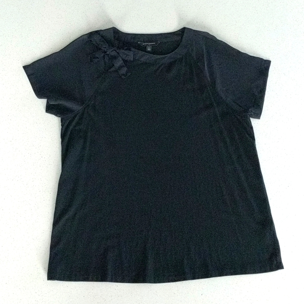 Banana Republic Factory Black Short Sleeve Tee